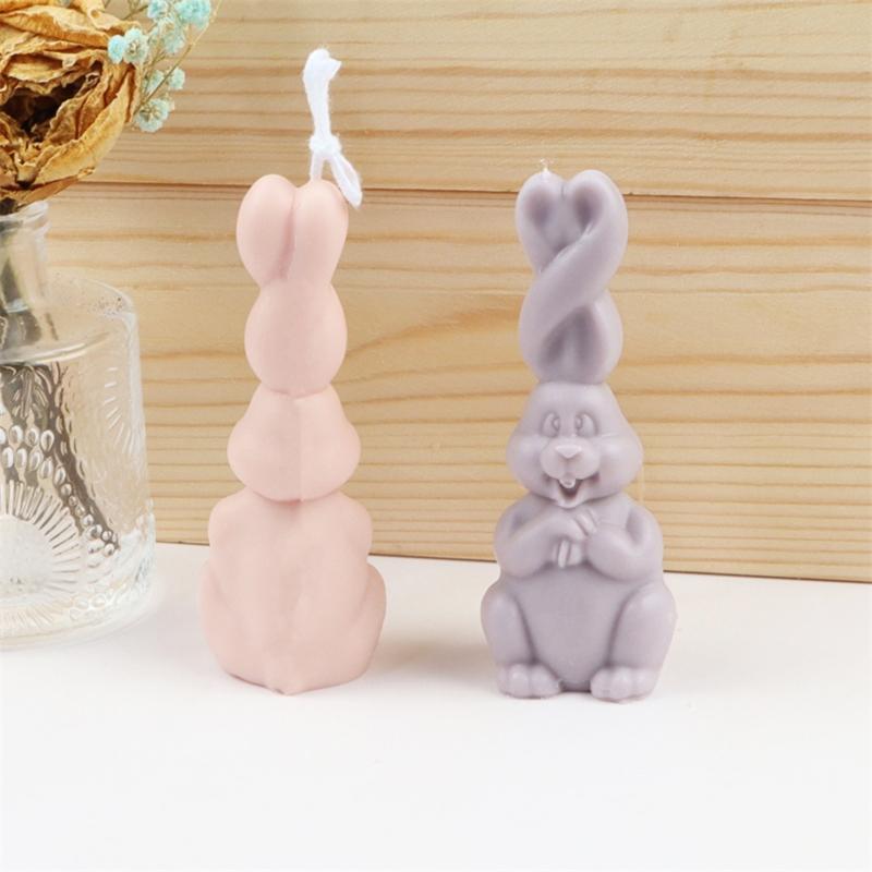 Buuny Craft Art Candle Silicone Mold for Candle Handmade Soap Desktop Ornaments