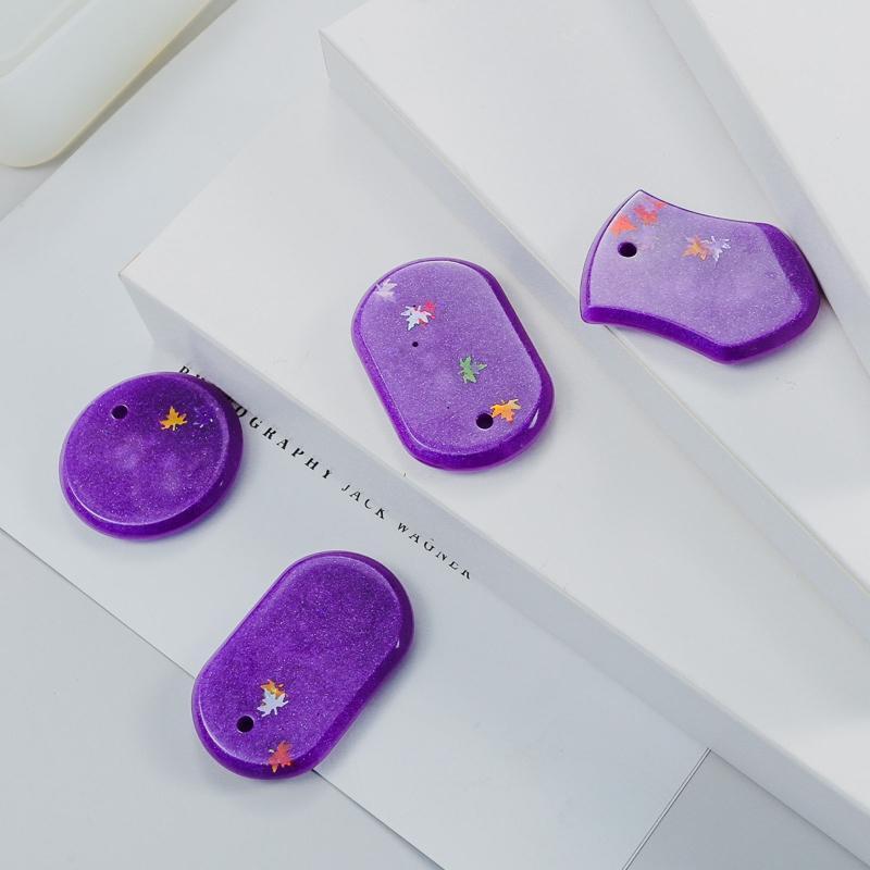 DIY Heart-shaped Pendant  Safe Epoxy Mold Round Love Oval Square  Abrasive Tools