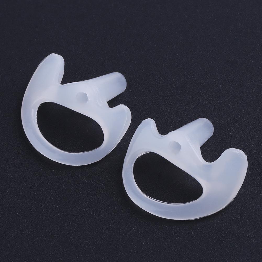 Soft Ear Bud for Covert Acoustic Tube Earpiece for Two-way Radio(White S)