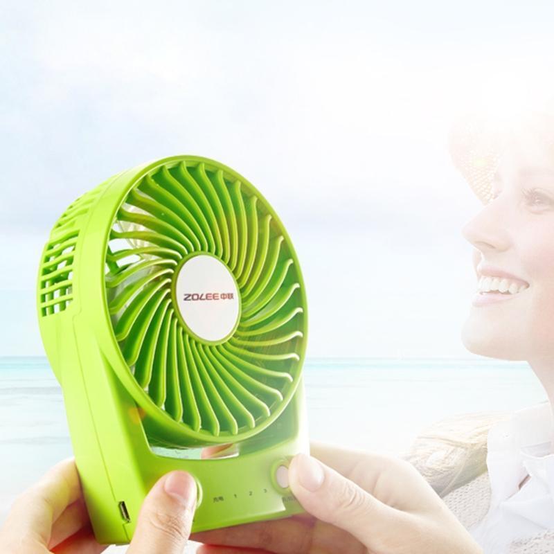 Mini USB Desk Fan 3 Speed Small Desktop Table Quiet USB Fan for Indoor Outdoor