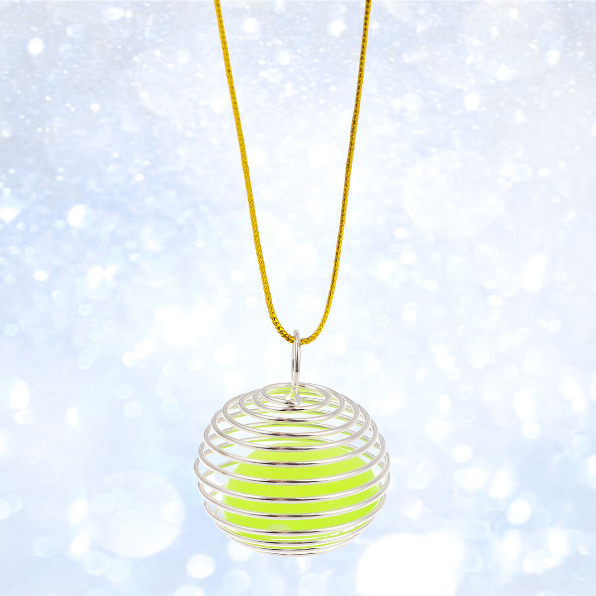 Jewelry Making Charms Necklace Cage Pendants Stone Holder Spiral Bead Cages