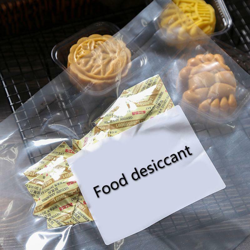 100Bags Deoxidant 30cc Oxygen Absorbers for Mooncake Long Term Food Storage CO2