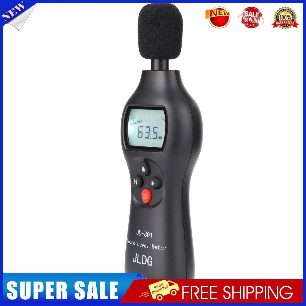 JD-801 30-130dB Noise Tester Digital Audio Sound Level Meter with ON OFF