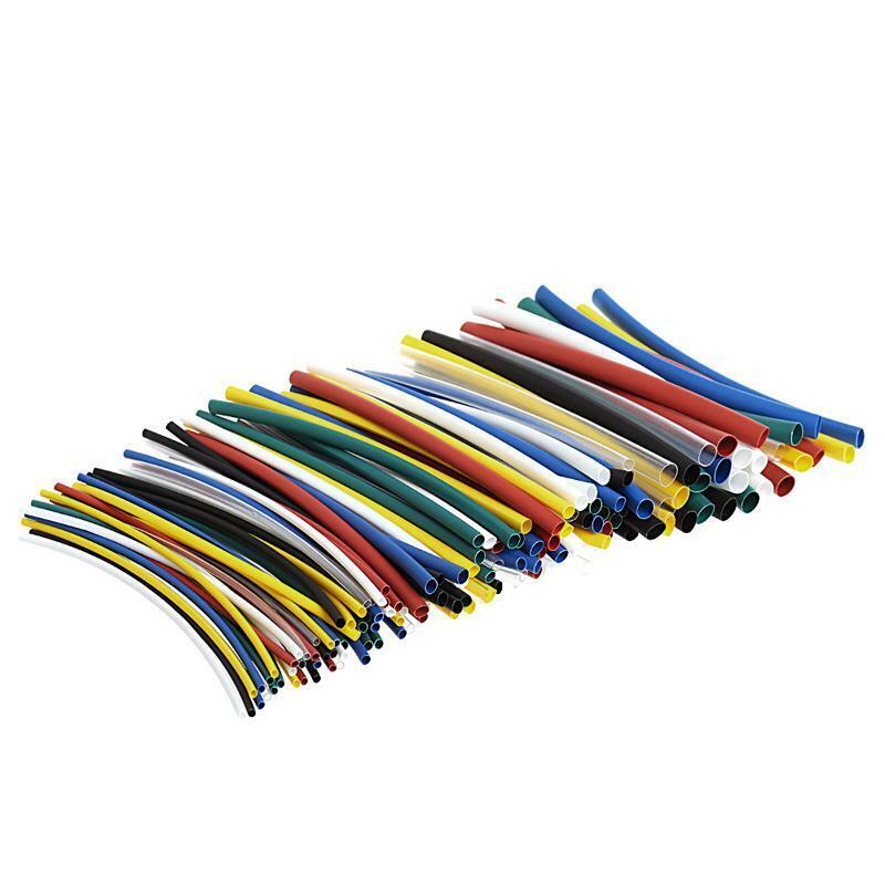 140 Pcs Car Tube Heat Tubing Tubing For Electrical Cable Wrap Polyolefin Sleeve