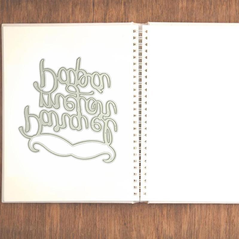 Beard Metal Cutting Dies Stencil Scrapbooking DIY Album Stamp Paper Card