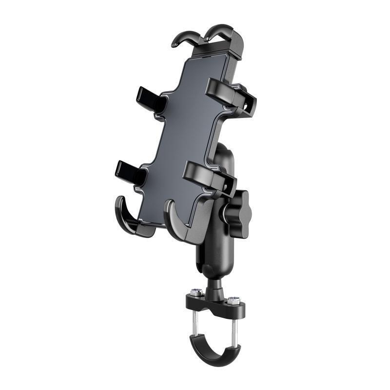 Motorcycle Handlebar Phone Stand Shockproof Anti Shedding Scooters Phone Holder
