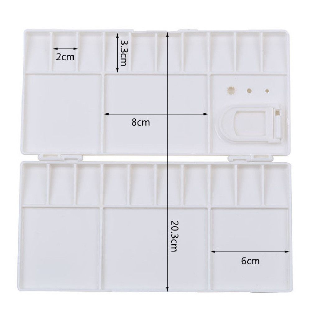 Box Watercolor Paints Box Art Palette Art Plastic Palette Paint Box Palette