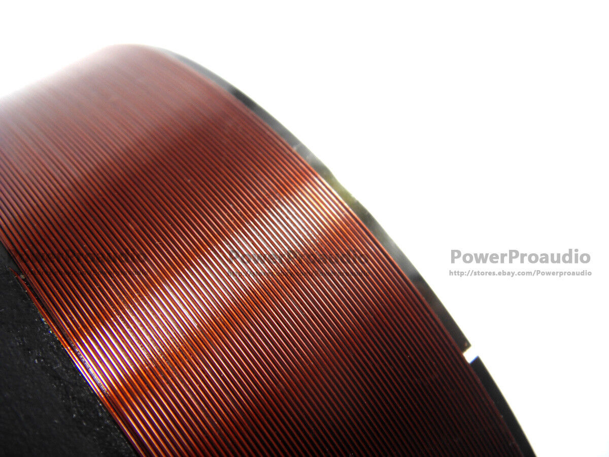 1pair 99.2mm Black aluminum Bass voice coil Pure copper Round wire 6ohm 780-920W
