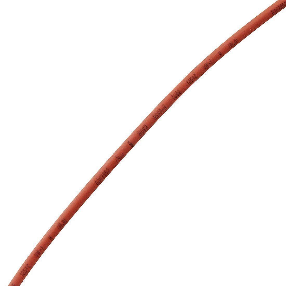 Wire Wrap 1mm Dia Red Heat Shrinkable Tube Shrink Tubing 4 Meters SH V4F4 A F1B0
