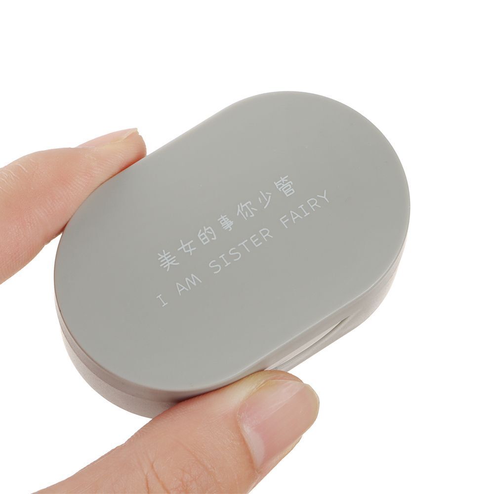 Lovely Colorful Contact Lenses Box Mini Square Contact Lens Case with Mirror