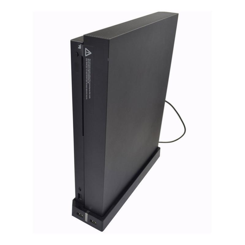 Portable Vertical Stand Cooling Fan for Xbox One S Non-slip Vertical Dock Holder