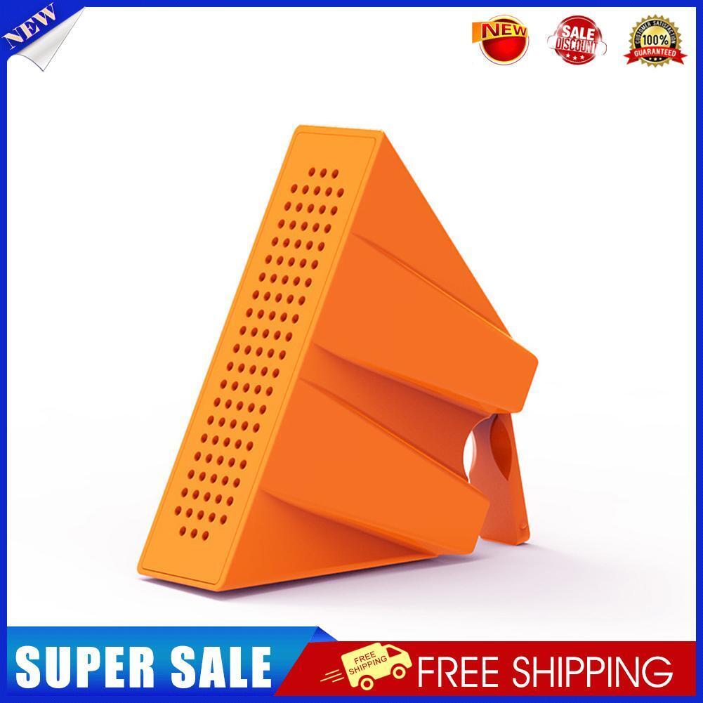 Mobile Phone Sound Amplifier Speaker Stand Phone Holder Support (Orange)