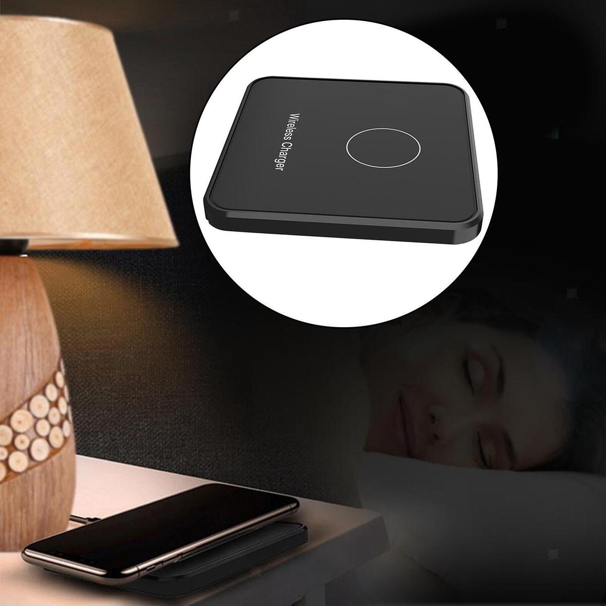 Gazechimp 15w Wireless Indication Charging Pad Function for Desktop Phone Stand