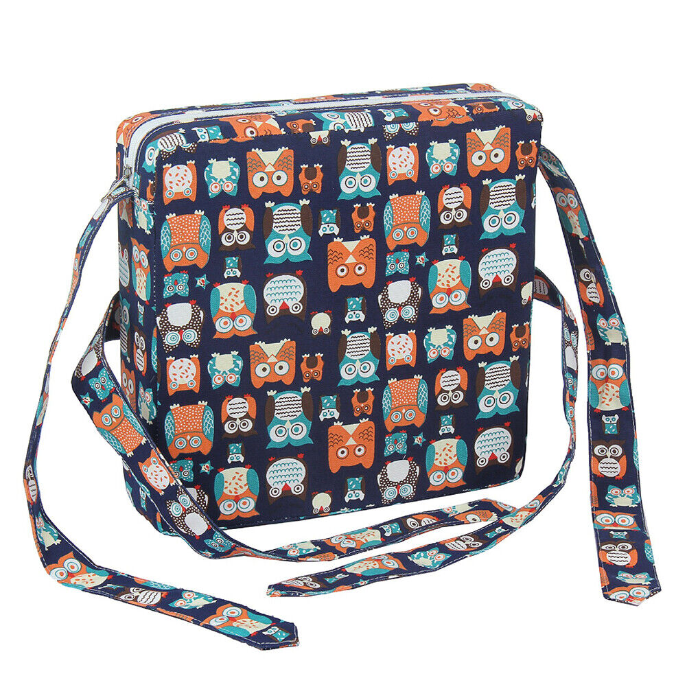 Removable Kids Chair Lifting Cushion Increased Seat Booster (Owl Blue)
