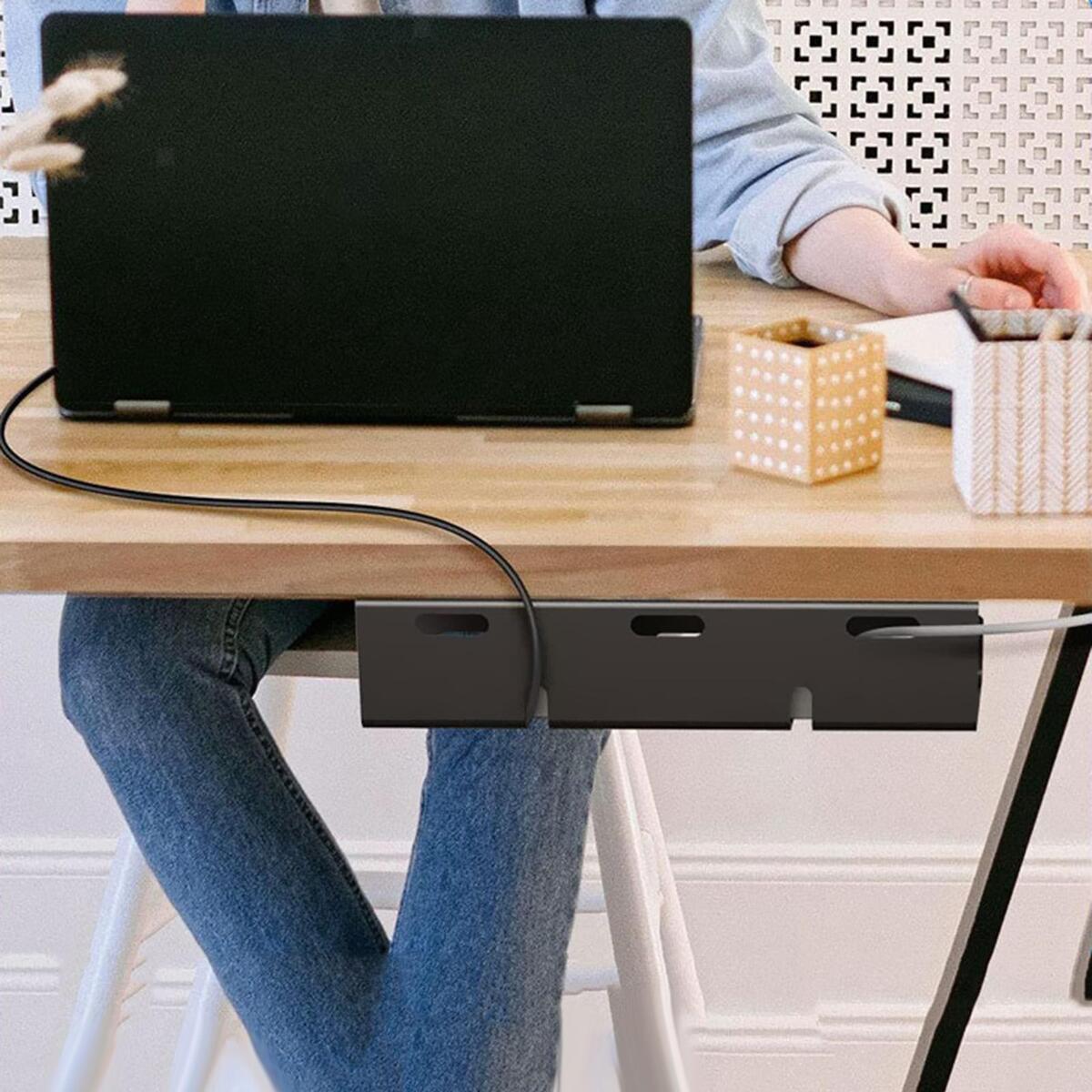 Wire Organizer Cable Management Wire Storage Rack Multifunctional Desk Cable