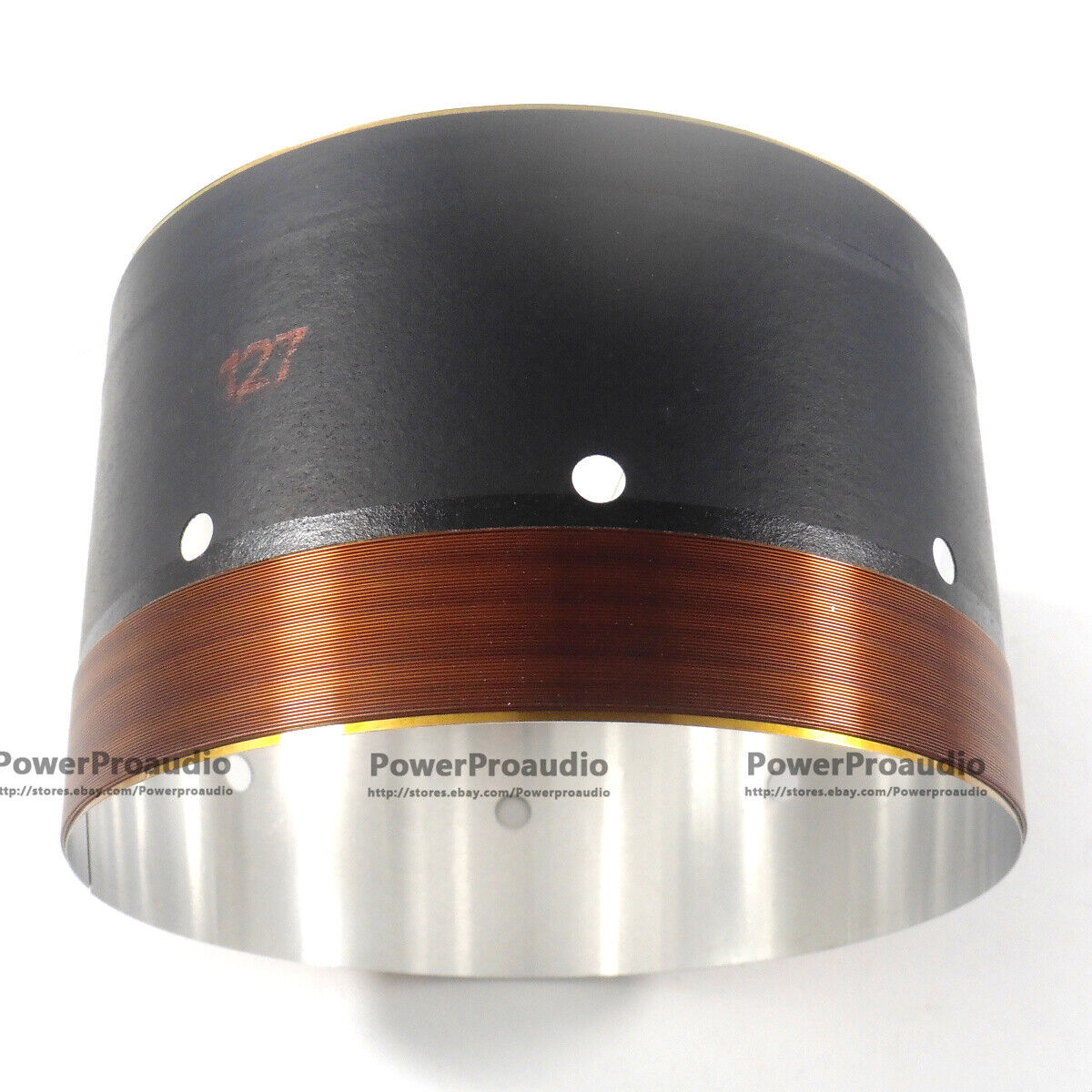 2x 127mm Voice coil Copper wire 8 Ohm For Loudspeaker Repair Tweeter ASV Bobbin
