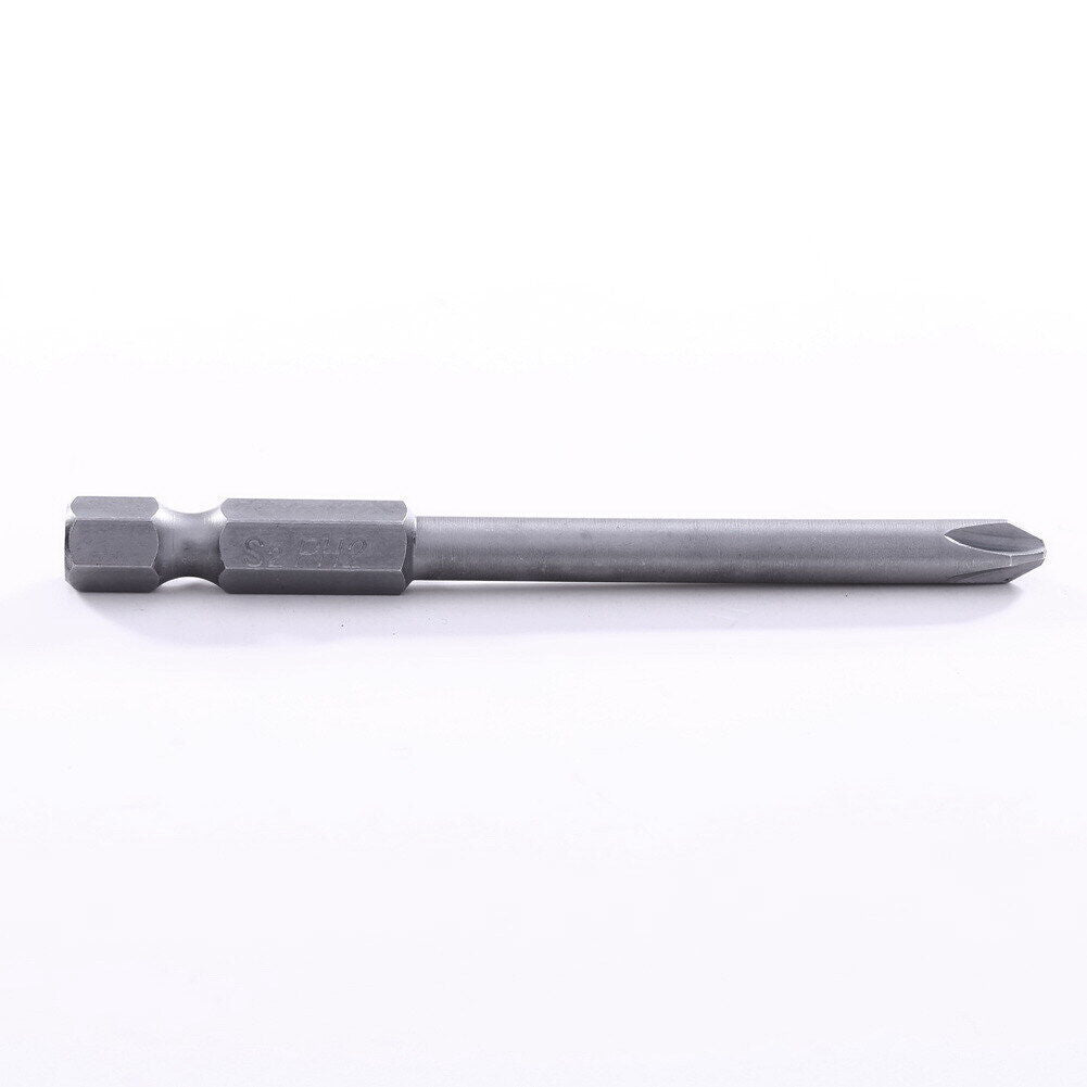 8pcs 75mm Magnetic Long Hex Cross Head Screwdriver Bits Electric Screwdrive