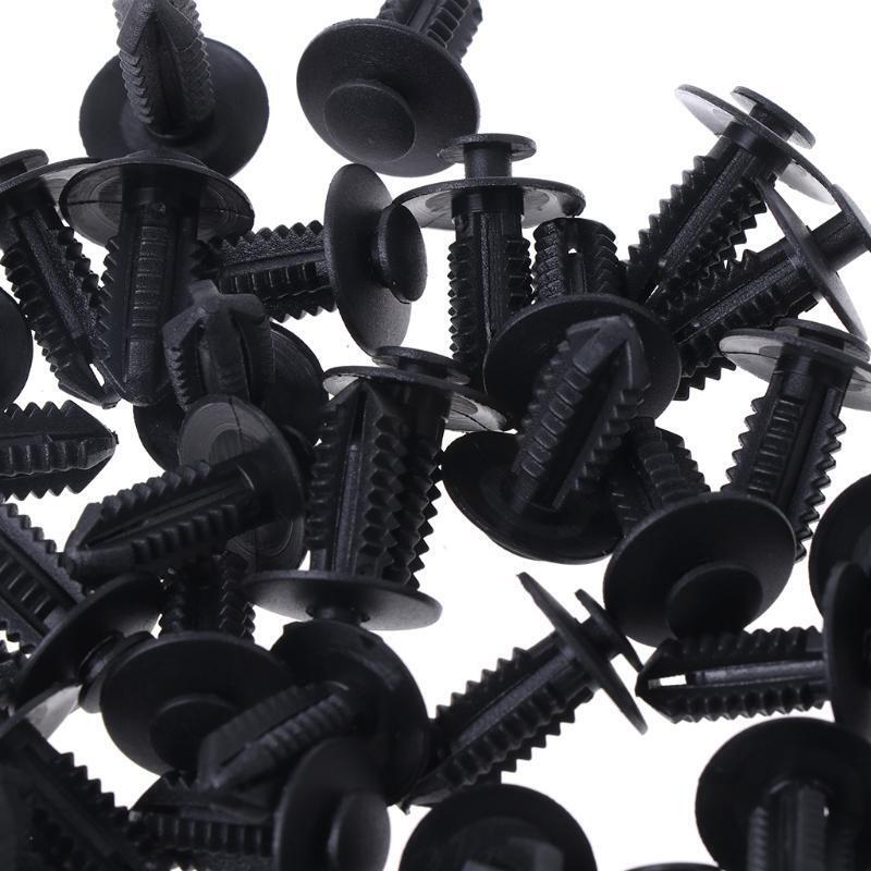 50 Pcs Car Auto Push Type Bumper Fender Retainer Fasteners Clip For BMW Mercedes