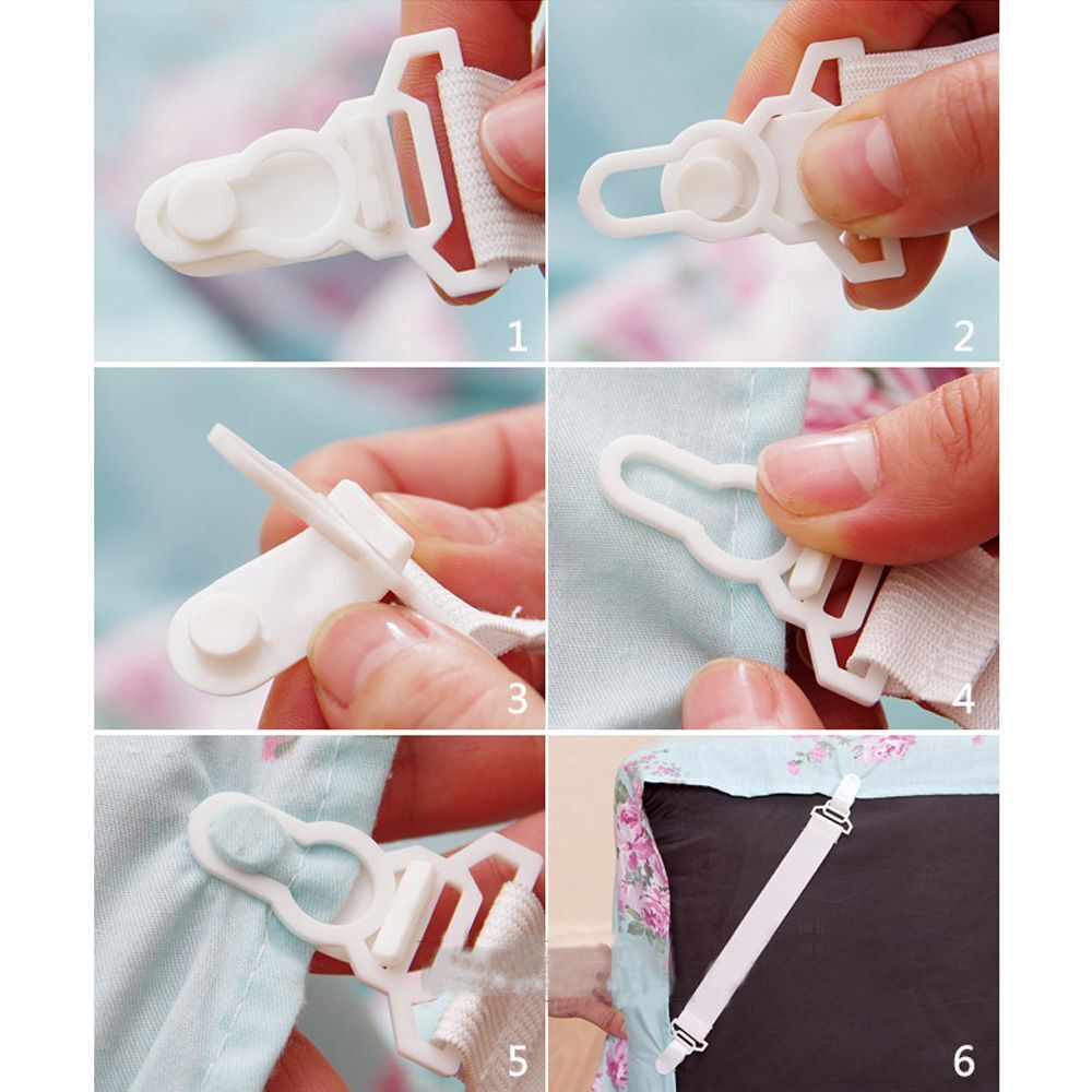 Suspenders Bedding Holder Mattress Clip Grippers Elastic Belt Bed Sheets Buckle