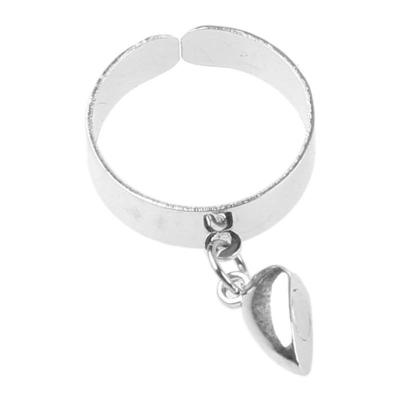 2 Pcs Punk Magnet Couple Rings for Men Women Lovers Love Heart Attract Paired