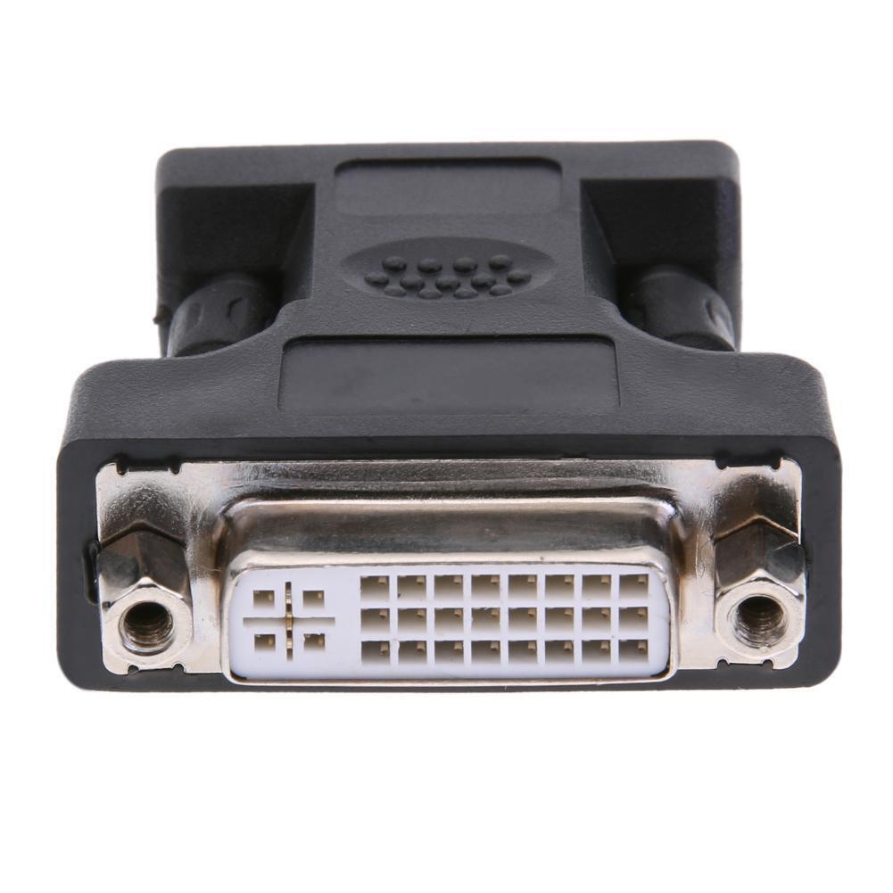 24+5Pin DVI Female to 15Pin VGA Male Cable Extender Adapter Connector