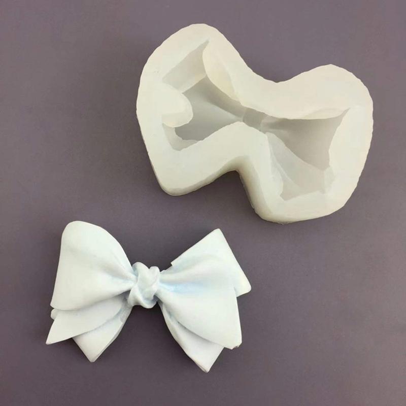 Bowknot Fondant Chocolate Candy Molds Bow Sugar Craft DIY Cake Molds for Party