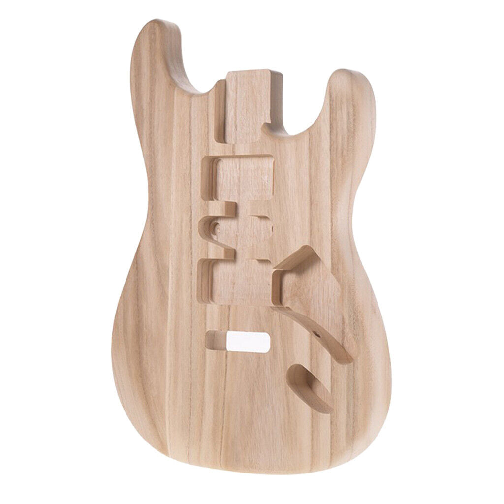 Barrel Body DIY Handcraft Unfinished Guitar  ST Electric Guitar