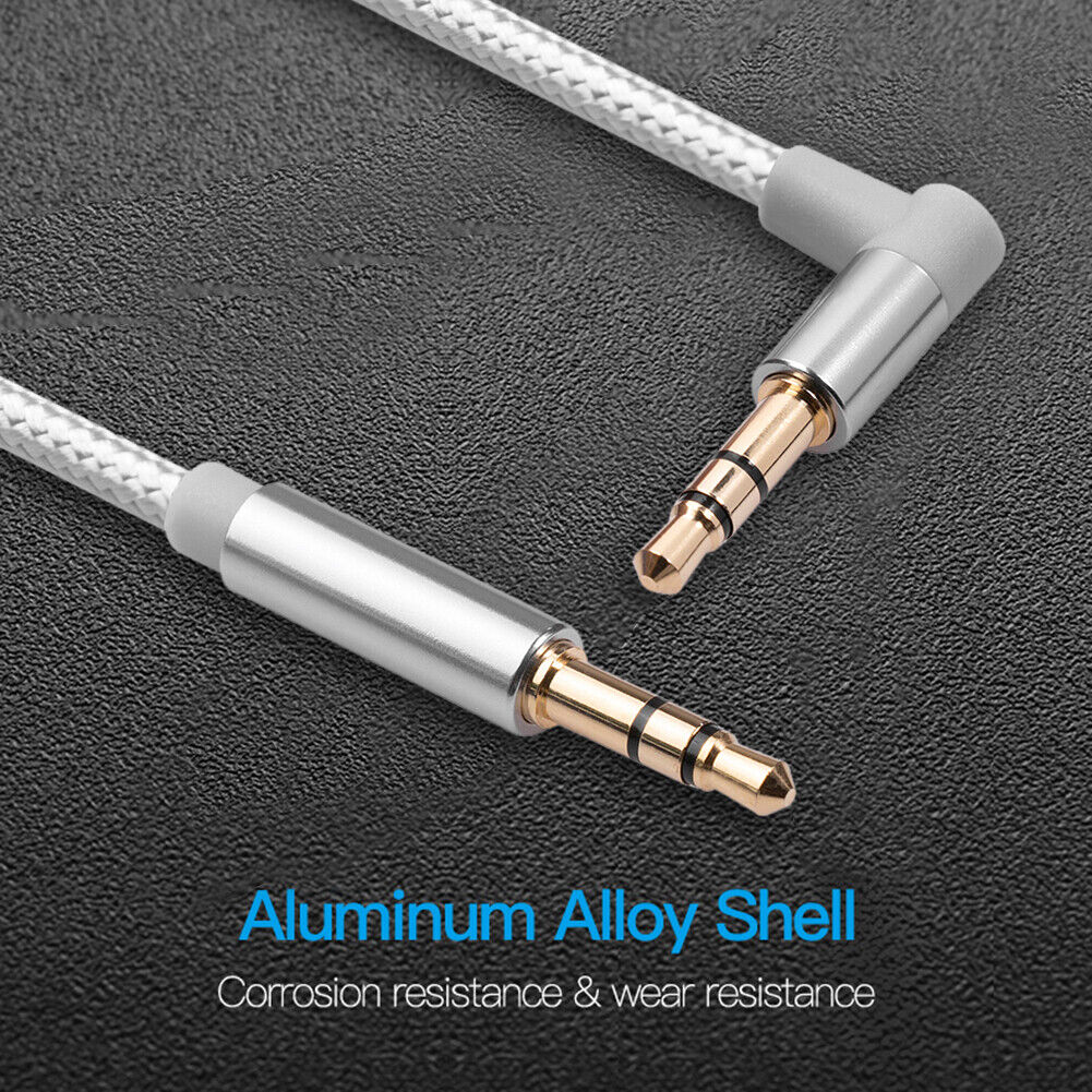 AV01S 3.5mm Aux Jack Male to Male Audio Cable for Car Headphones (3 meter)