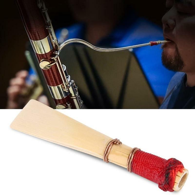 2Pcs Bassoon Rees with Protective Case Reeds Storage Holder Box Container Box