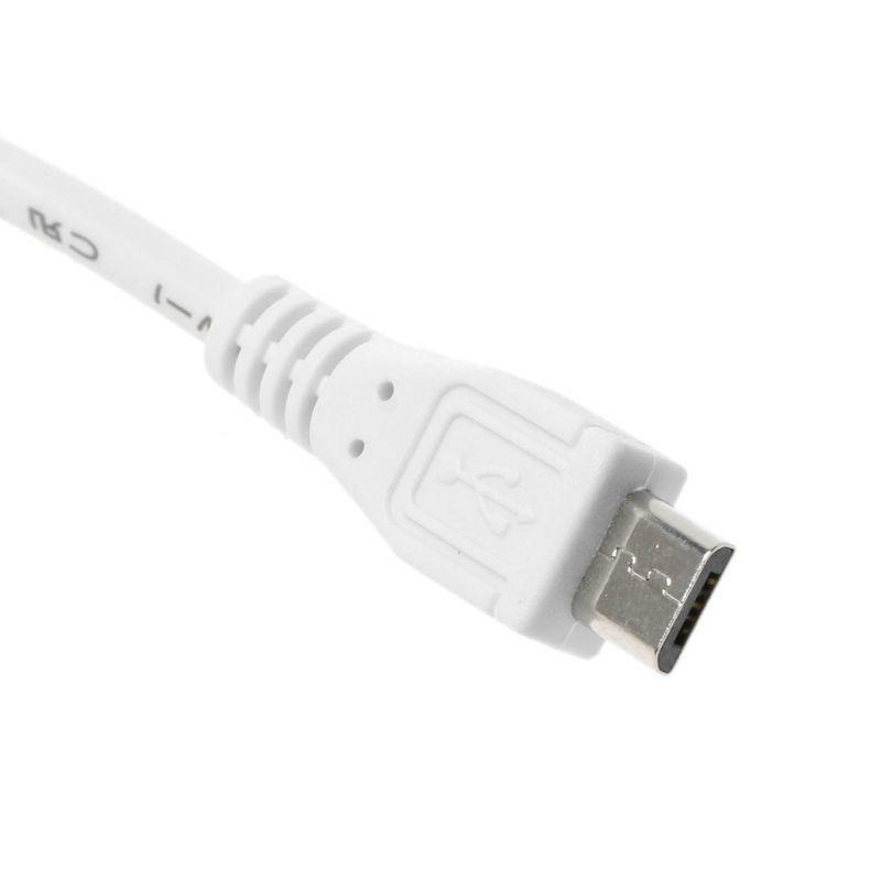 Micro USB Female to Male Power Supply Extension Cable With On Off Switch