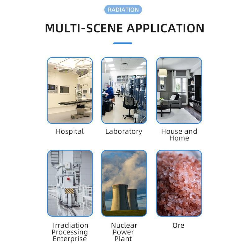Nuclear Radiation Detector Geiger Counter Dosage Alarm Device Dosimeter Monitor