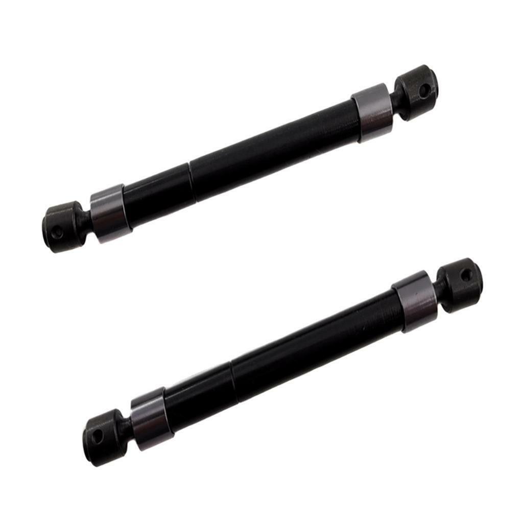 2x RC  Drive Shafts for SCX10 II 90046 90047 DIY Modified Kit Black