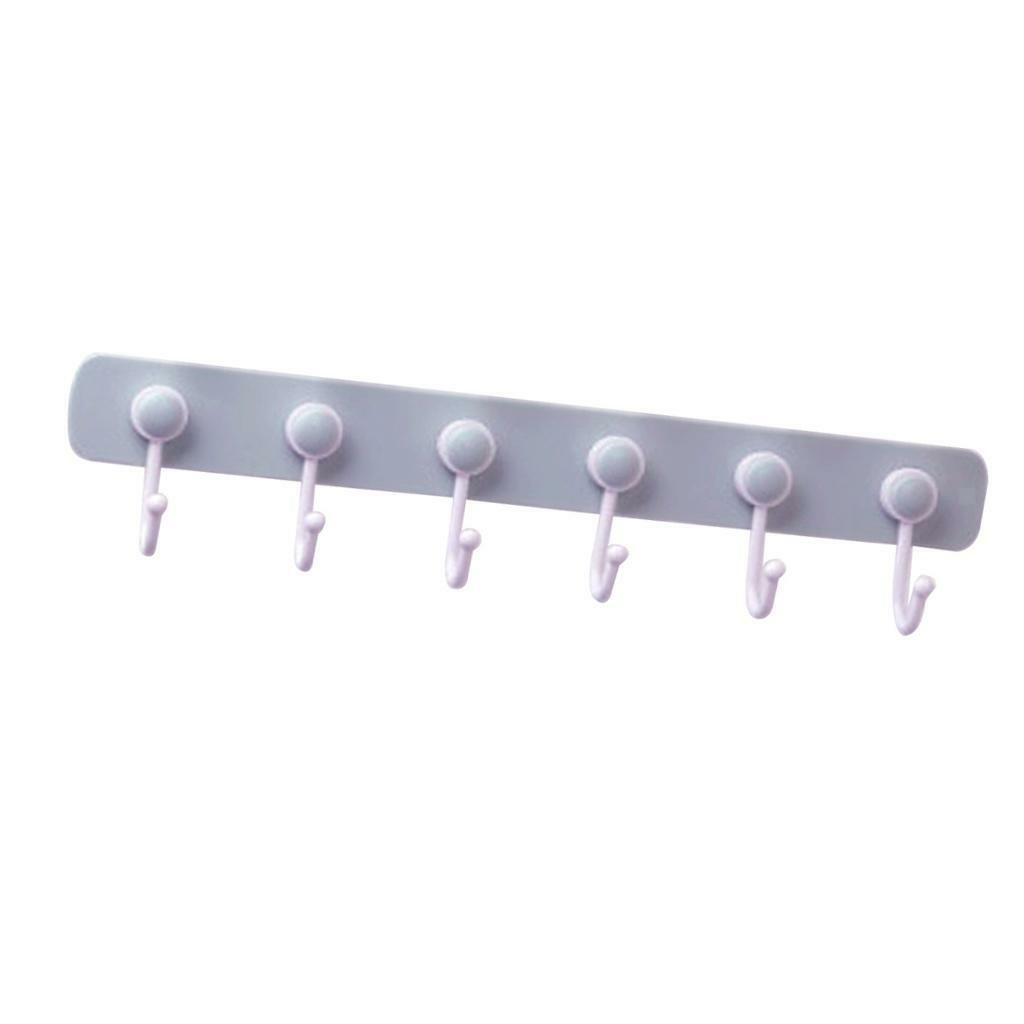 2x Self-Adhesive  Hook Wrench Holder Rack Hanger Coat Hanging Decor