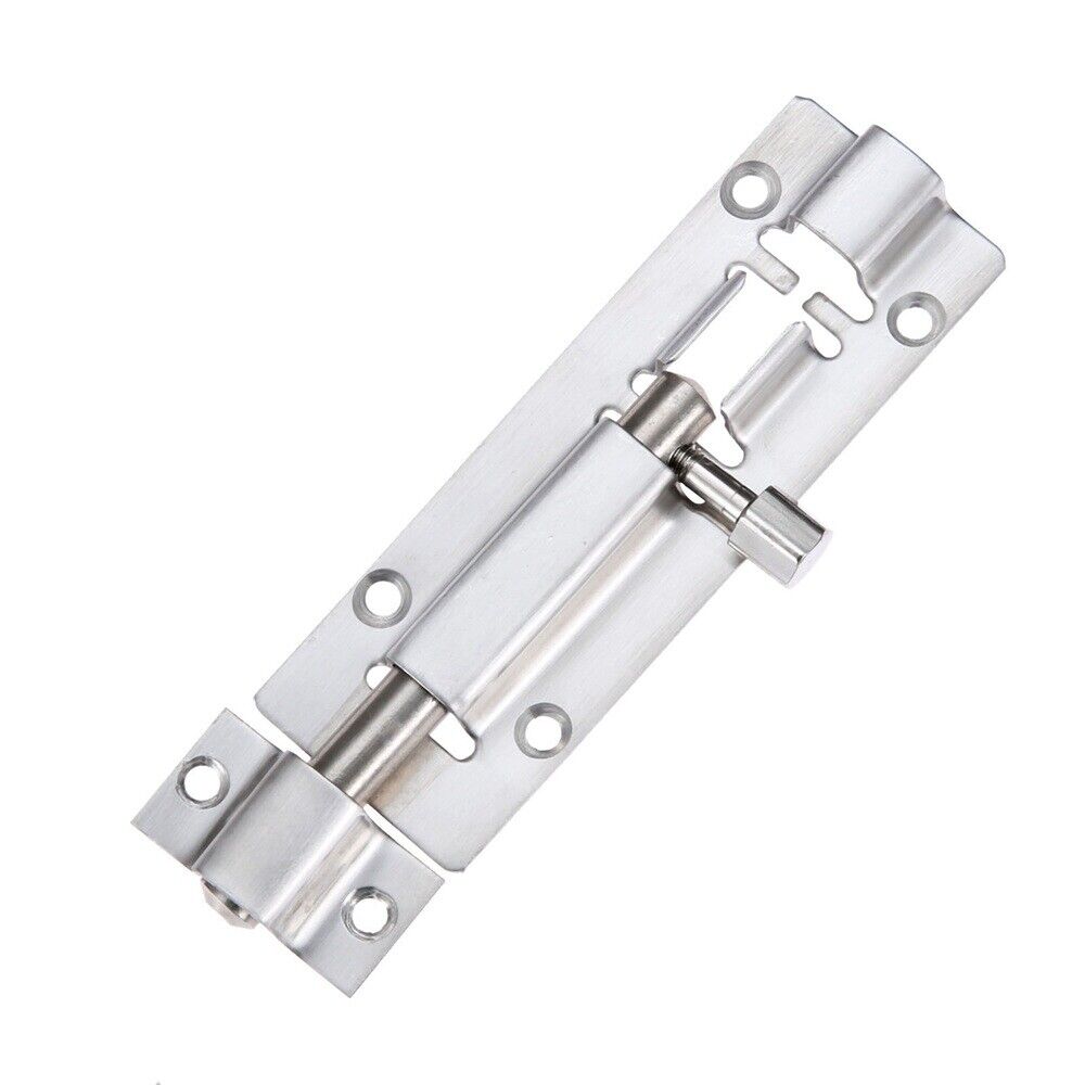 Steel Lock Barrel Bolt Latch Slide Home Gate Office Cabinet Cupboard Door Safety