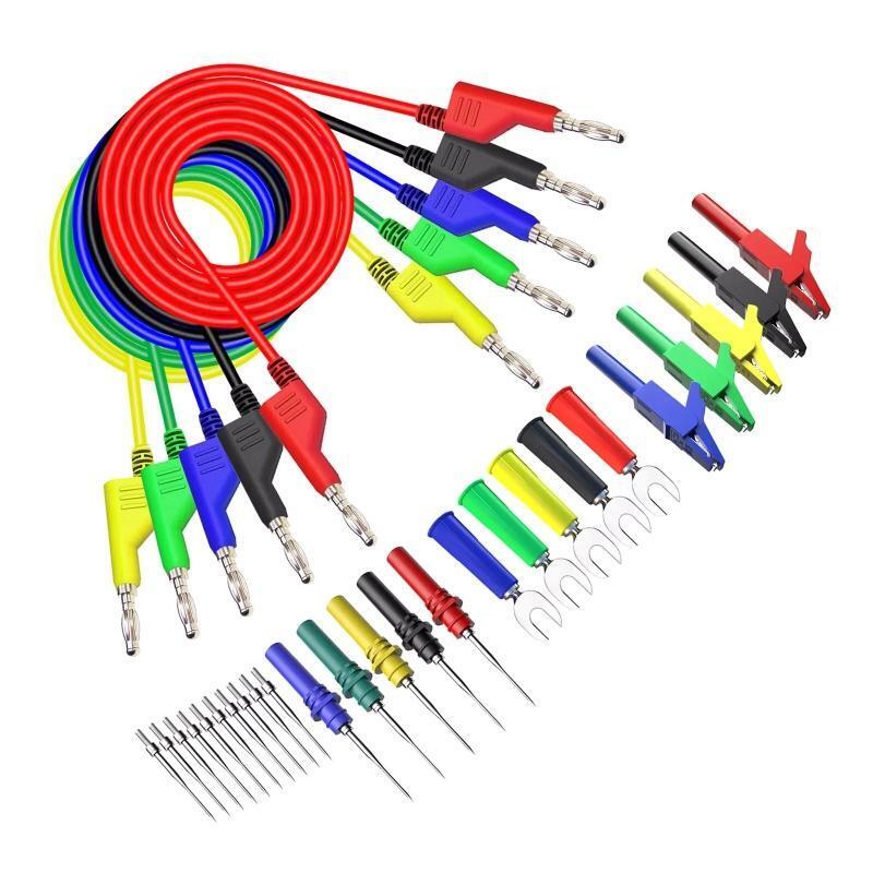 4mm Stackable Banana Plug Wire Test Cable Lead for Multimeter Electrical Test