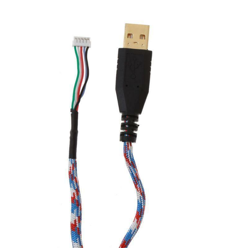 Umbrella Rope Mouse Cables Soft Durable Wire For logitech G500 G500S Mouse