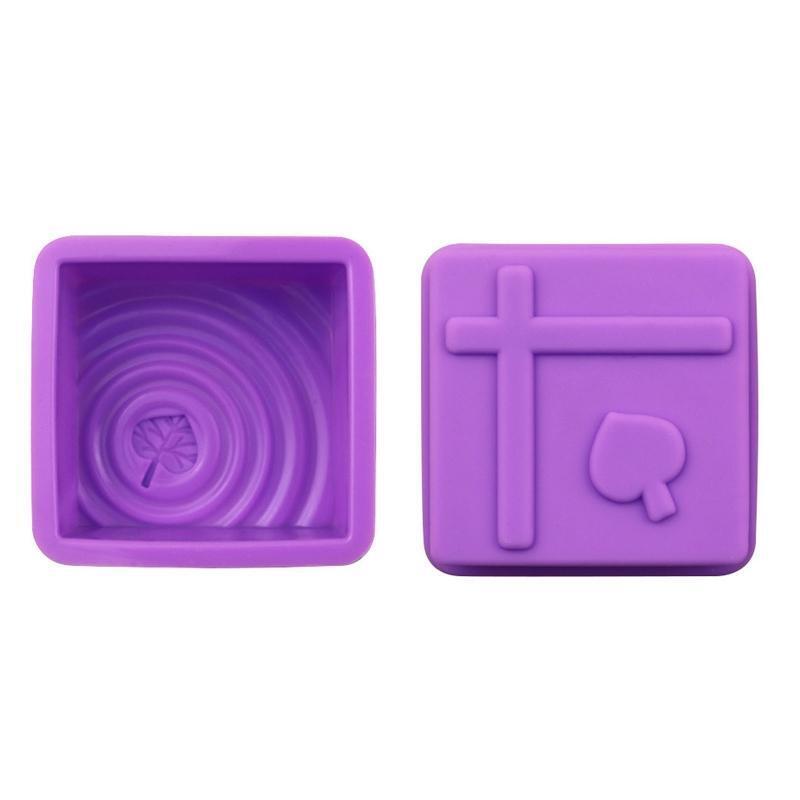 Square Leaf Shaped Silicone Molds Wedding Birthday Party Soap Mould Craft Moulds