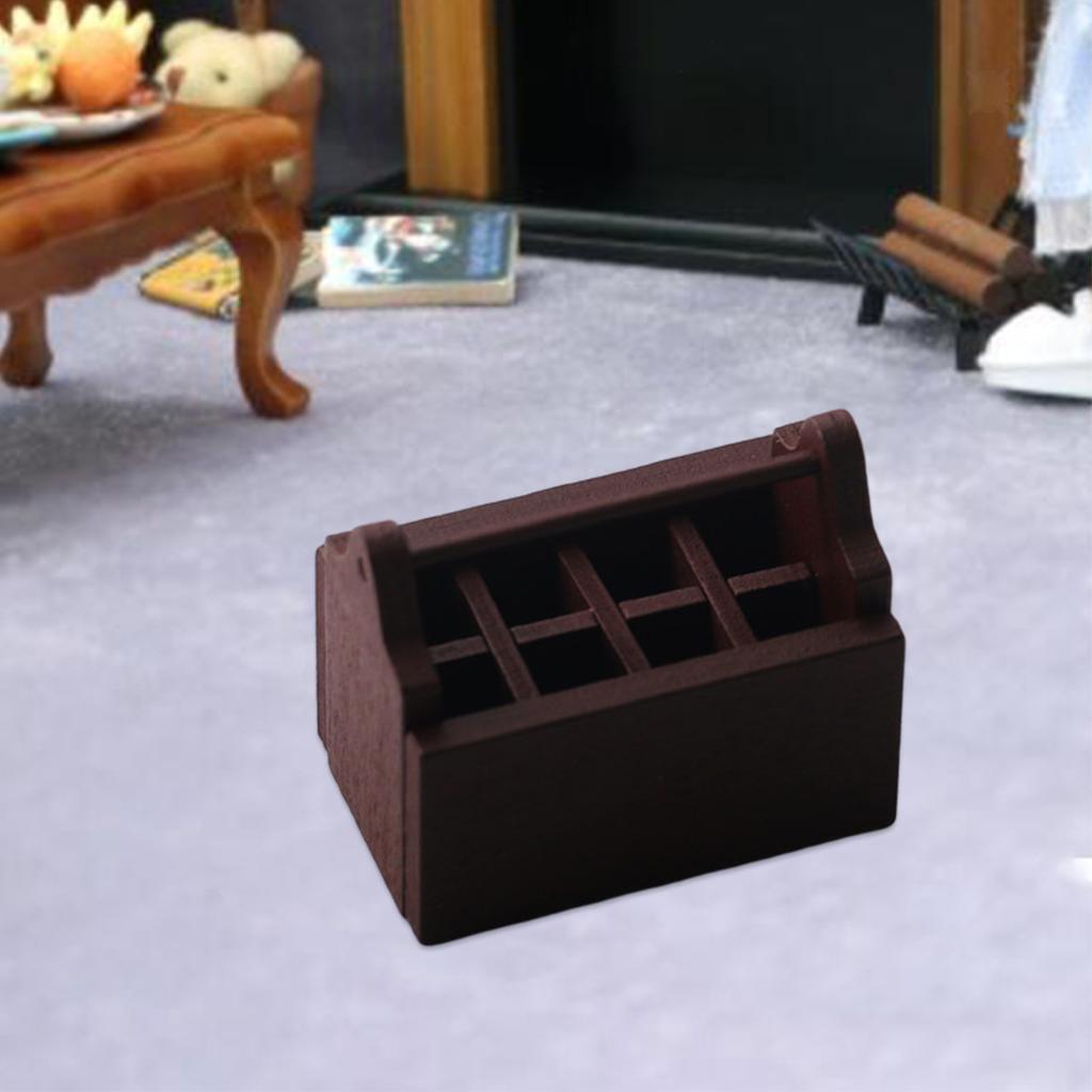 Handmade Wooden Toolbox with Handle Chest Box  Tool Storage Organizer for