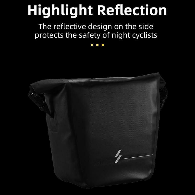 Bicycle Rear Frame Storage Bag MTB Bike Cycling Back Rear Seat Trunk Rack Pack