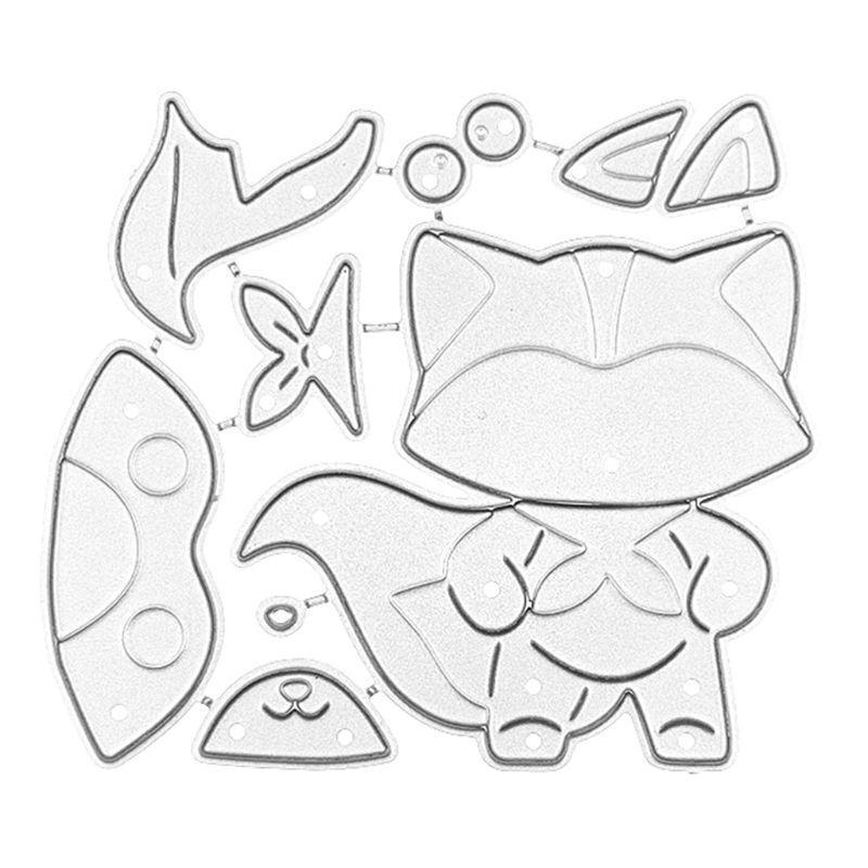 Cool Cat Metal Cutting Dies Stencil Scrapbooking DIY Album Stamp Paper Embossing