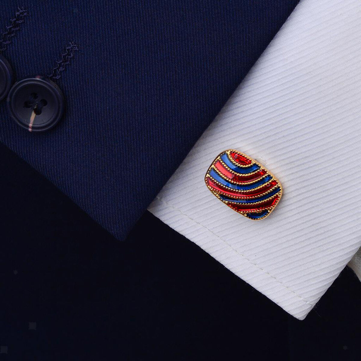 Cuff Links  Shirt Men's Jewelry Set for Suits Sport Coat Uniform