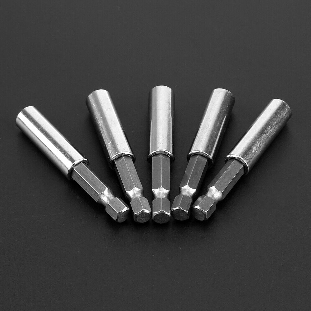 10pcs 1/4 Inch Bit Holder Screwdriver Bit Extension Bar Connecting Piece