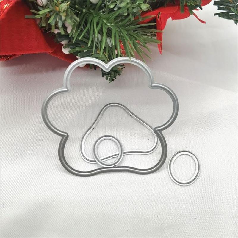 Cat Paw Metal Cutting Dies Stencil DIY Scrapbooking Album Paper Card Template