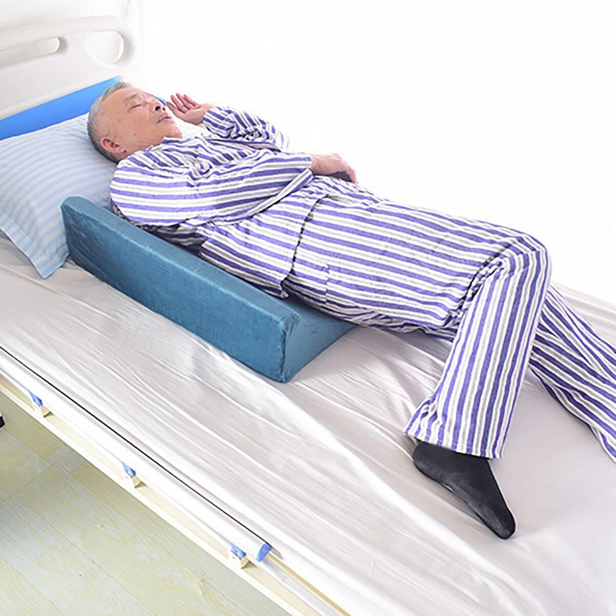 Bed Side  Sleeping Zipper Design Turnover Pillow for Elderly