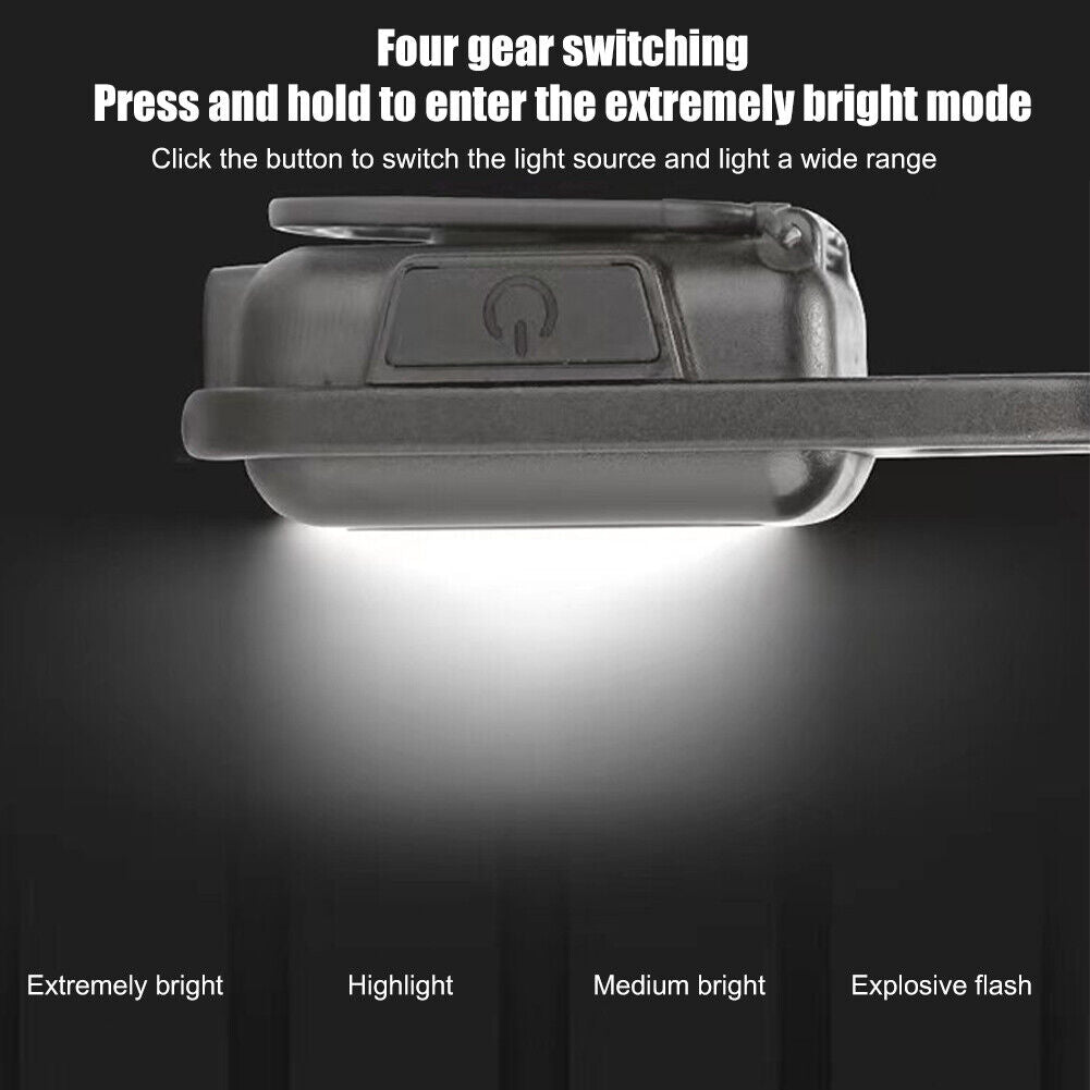 1pc Flash Light Pocket Clip Mutifuction Portable Flashlight Pocket Light