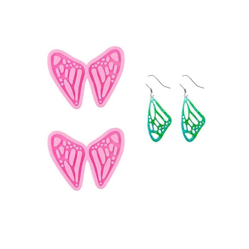 Handicrafts Earrings Eardrops Dangler Mold Wing Keychain Necklace Casting Mold