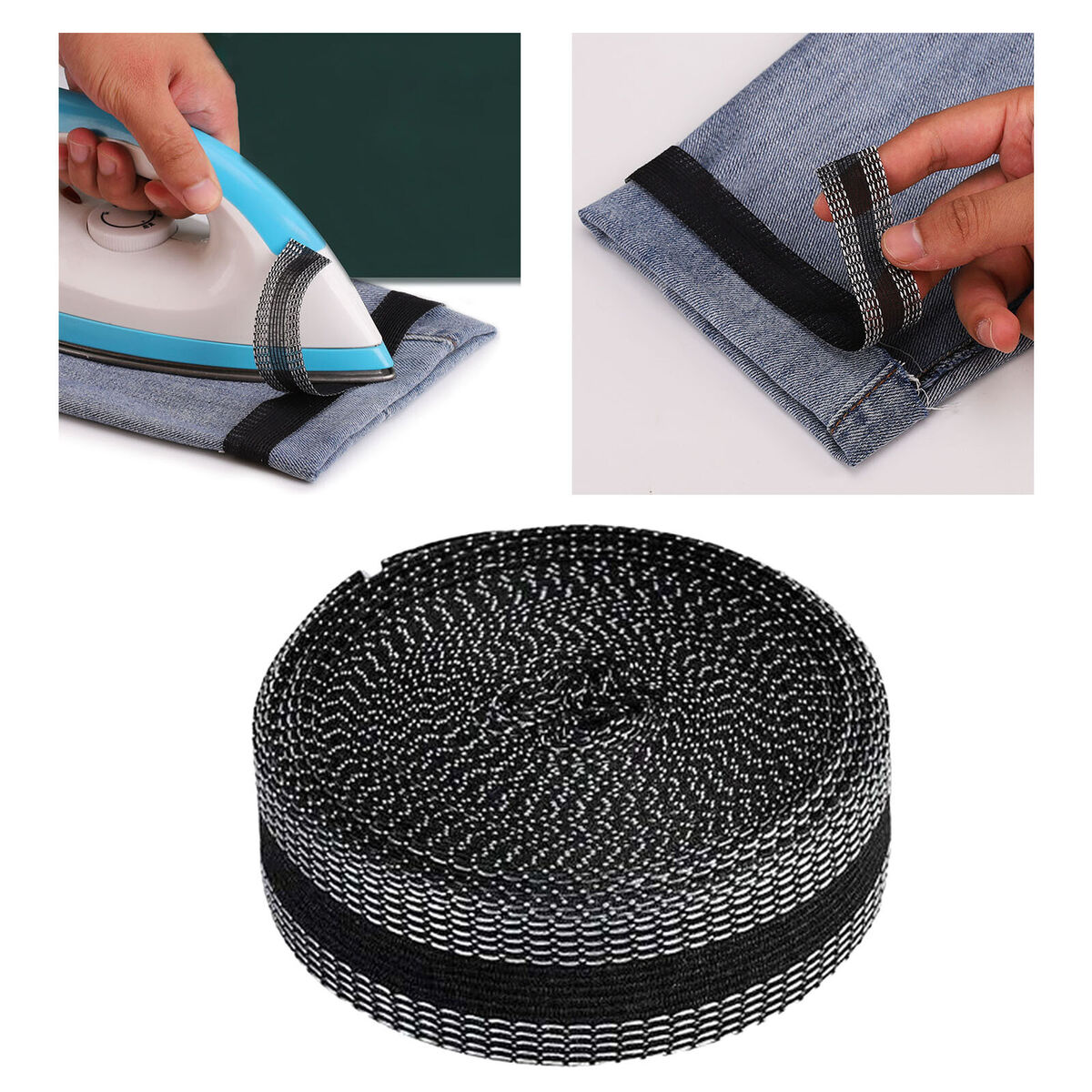 Pants  Shorten Self-Adhesive Sewing Hemming Tape for Suit Pants Garment
