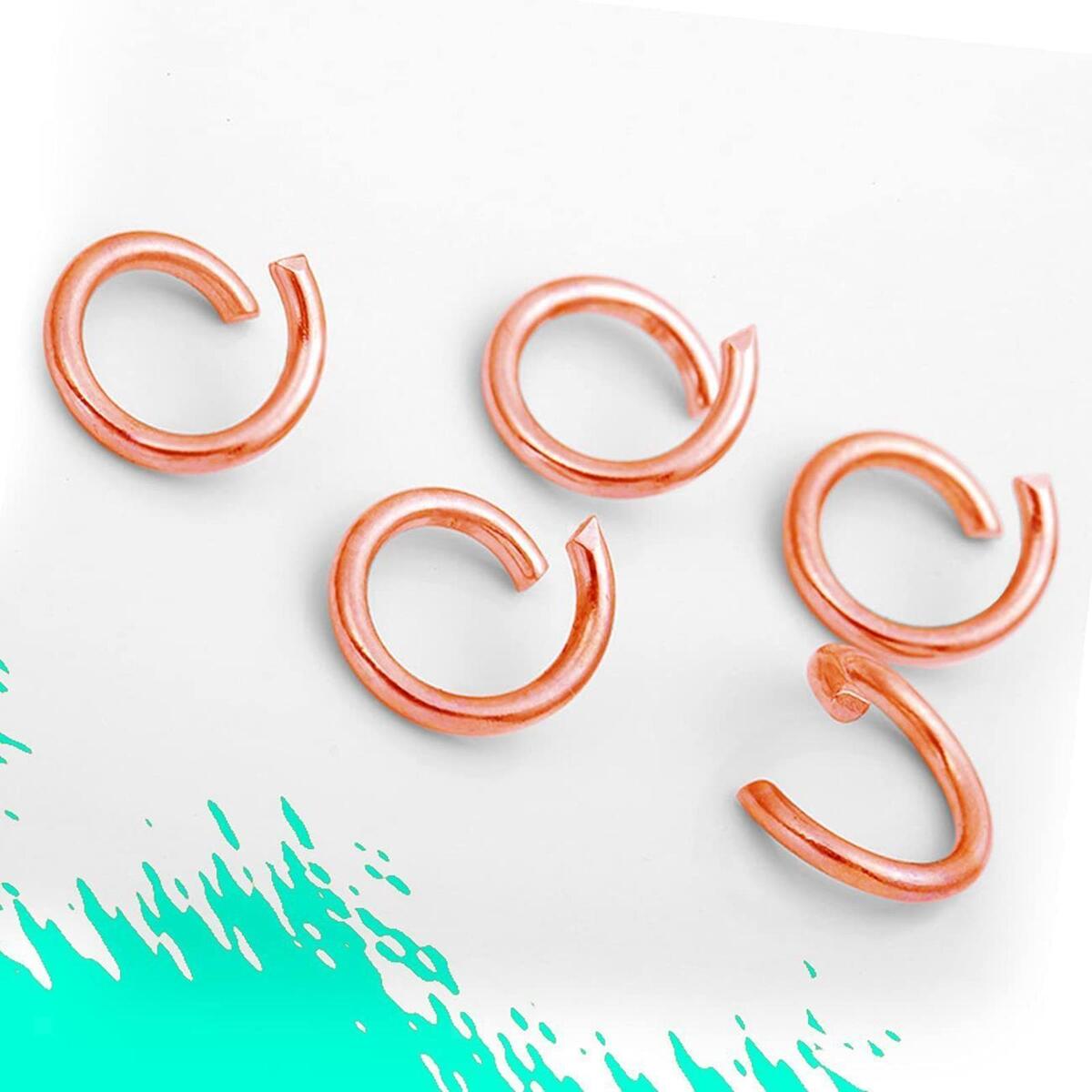 1820 Pieces  Jump Rings Jewellery Making 6mm Keychain Tools Bracelet DIY