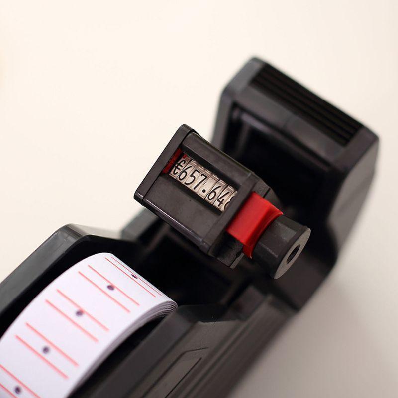 8 Digits Price Tag Gun Labeler Labeller with Red Lines Label Paper Retail Store