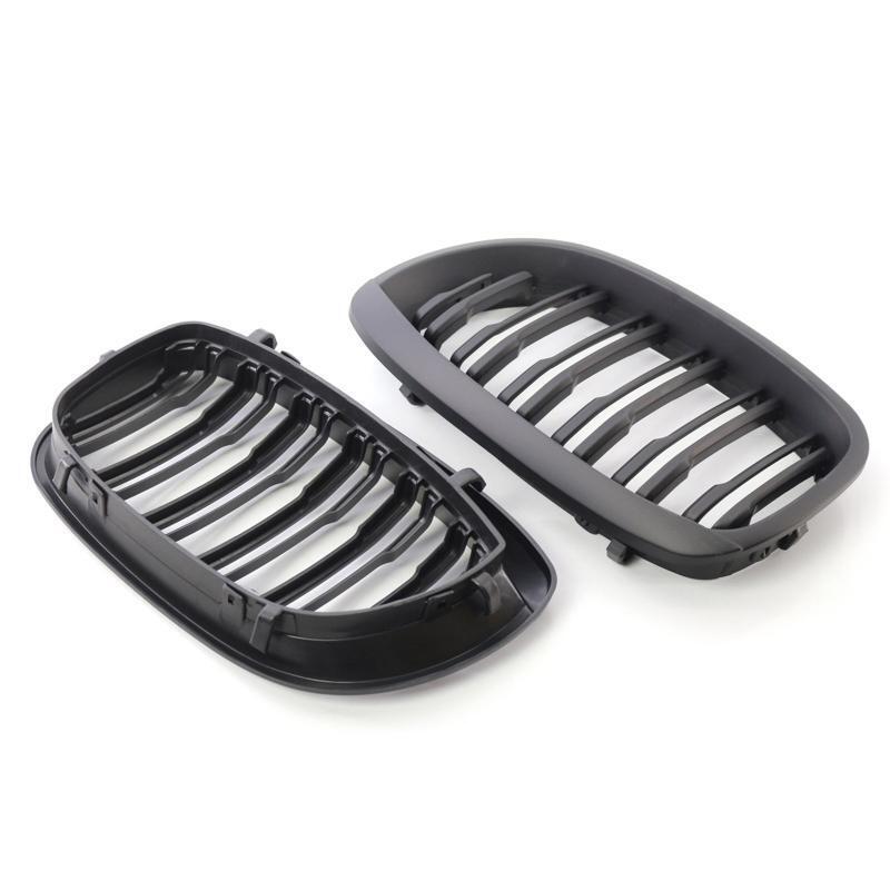2x For BMW3 Series E46 Coupe 2 Door 03-05 LCI Front Twin Bar Grilles 51137064317